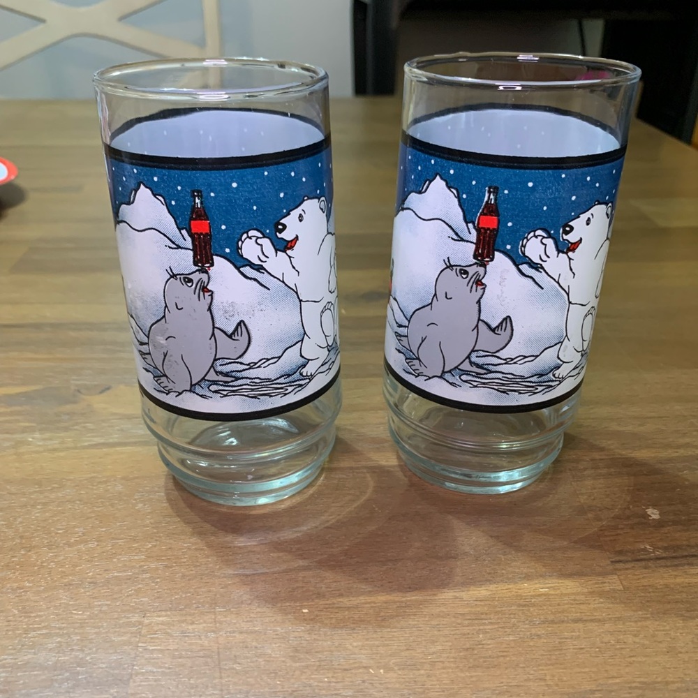 Vintage Coca Cola Glasses